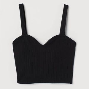 H&M Ribbed Crop Top